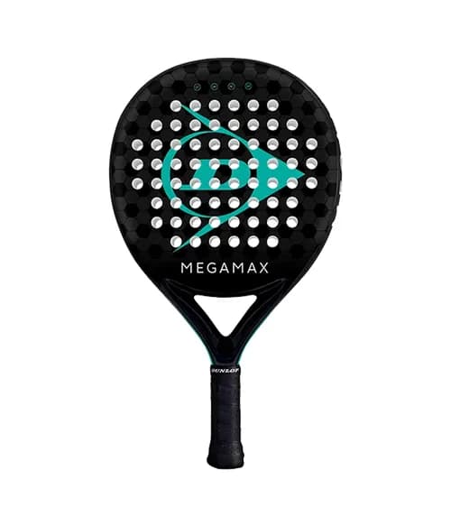 Dunlop Racket Megamax Black padel racket — round shape