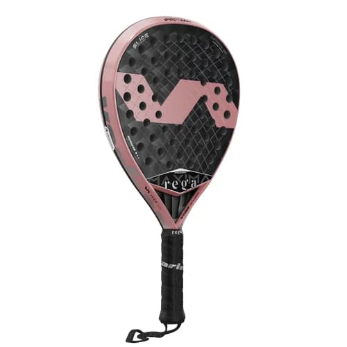 Varlion Maxima Carbon Rose padel racket — round shape
