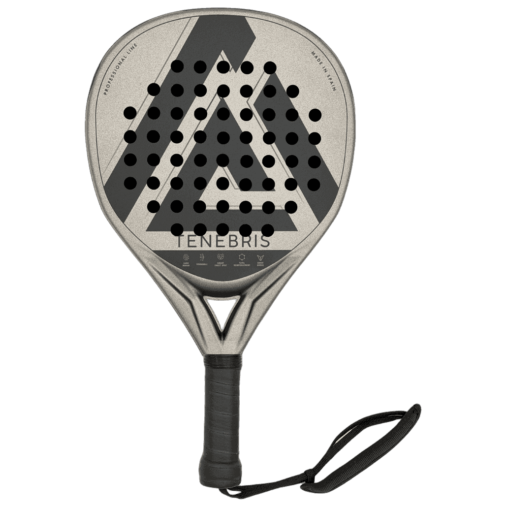 Alkemia Tenebris padel racket — round shape