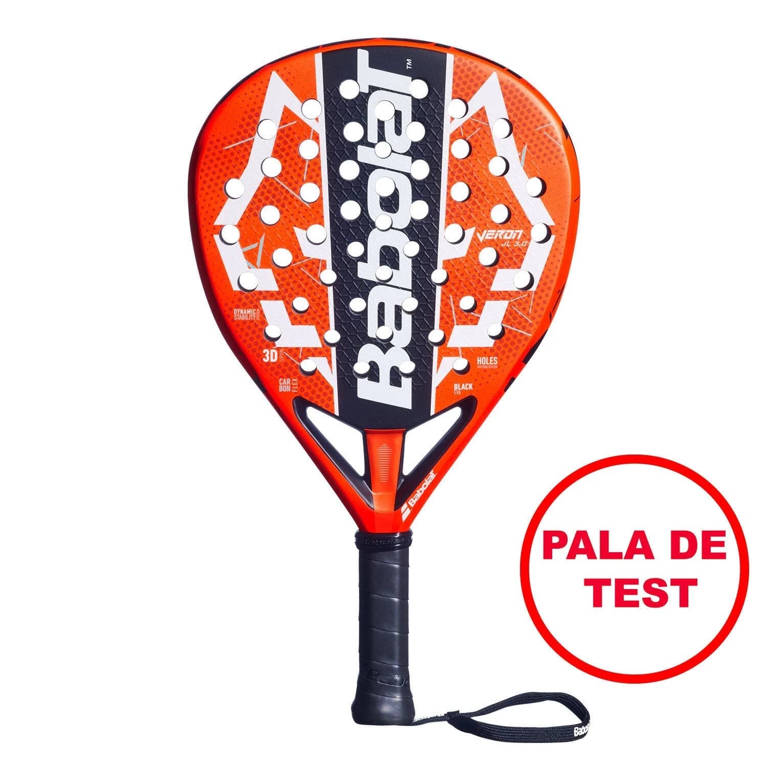 Test Babolat Veron Juan Lebron 3 0 padel racket — diamond shape