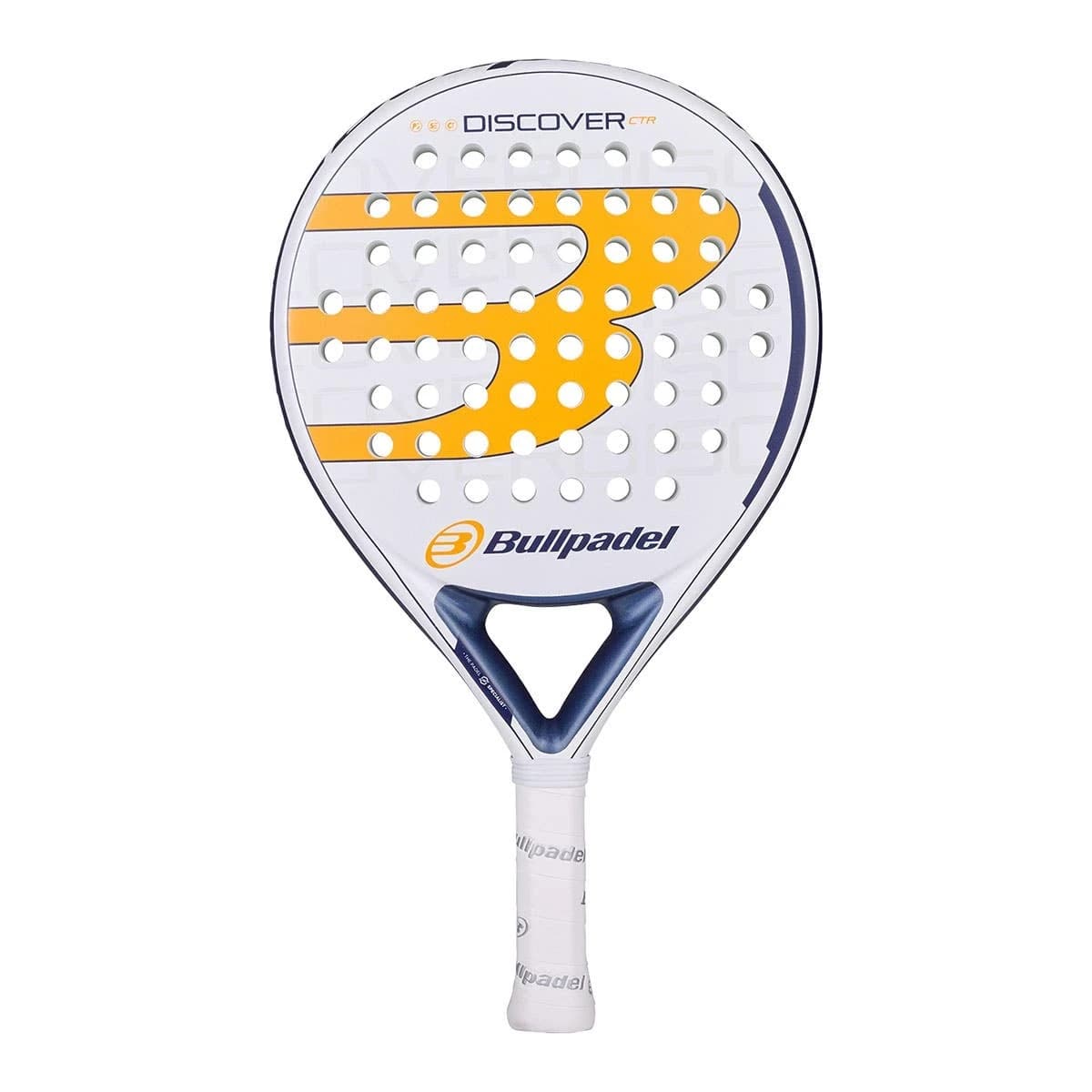 Bullpadel Discover Ctr padel racket — round shape