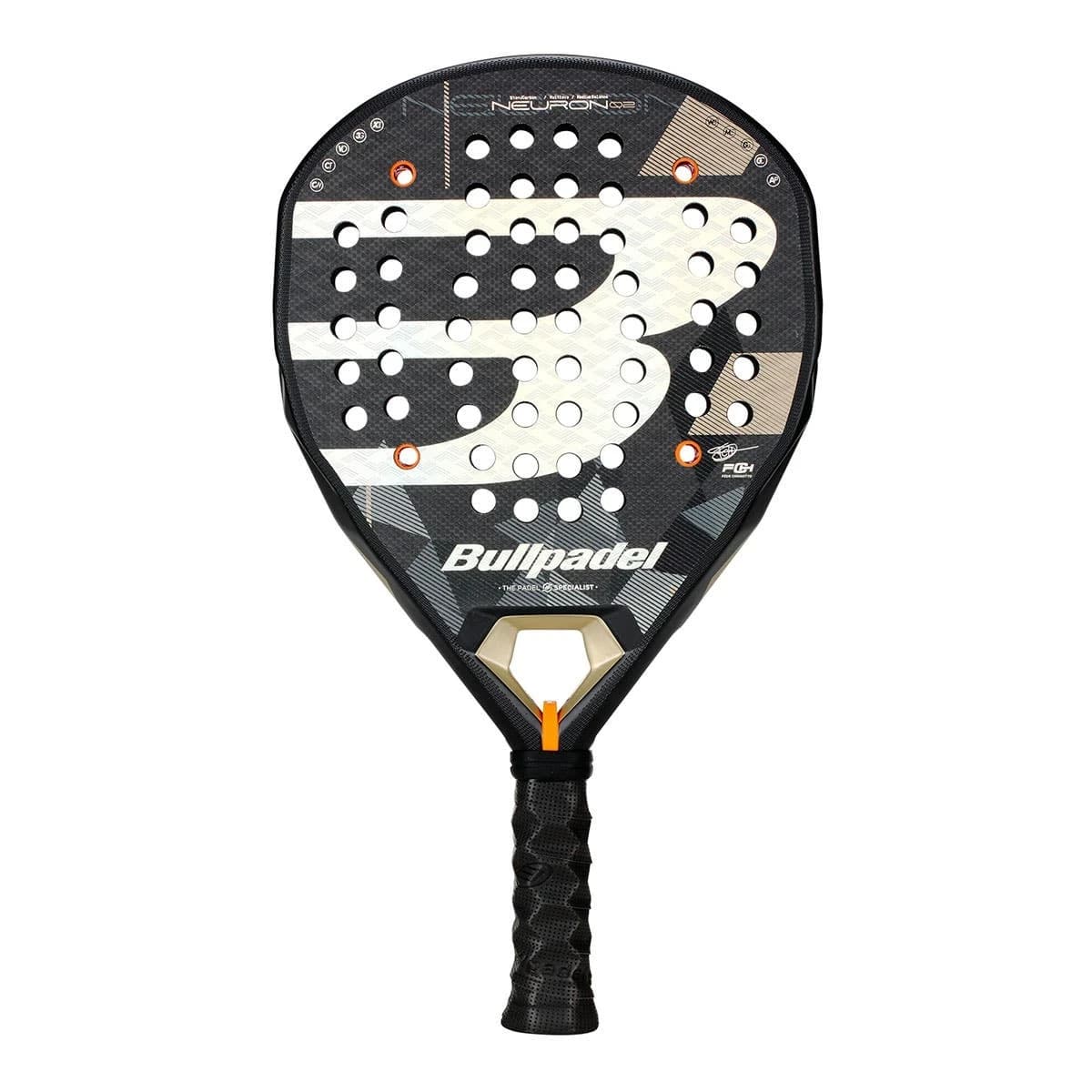 Bullpadel Neuron 02 padel racket — hybrid shape