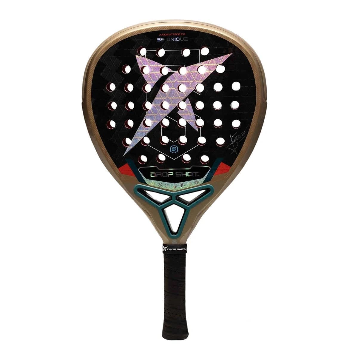 Drop Shot Axion Attack 2 0 padel racket — round shape