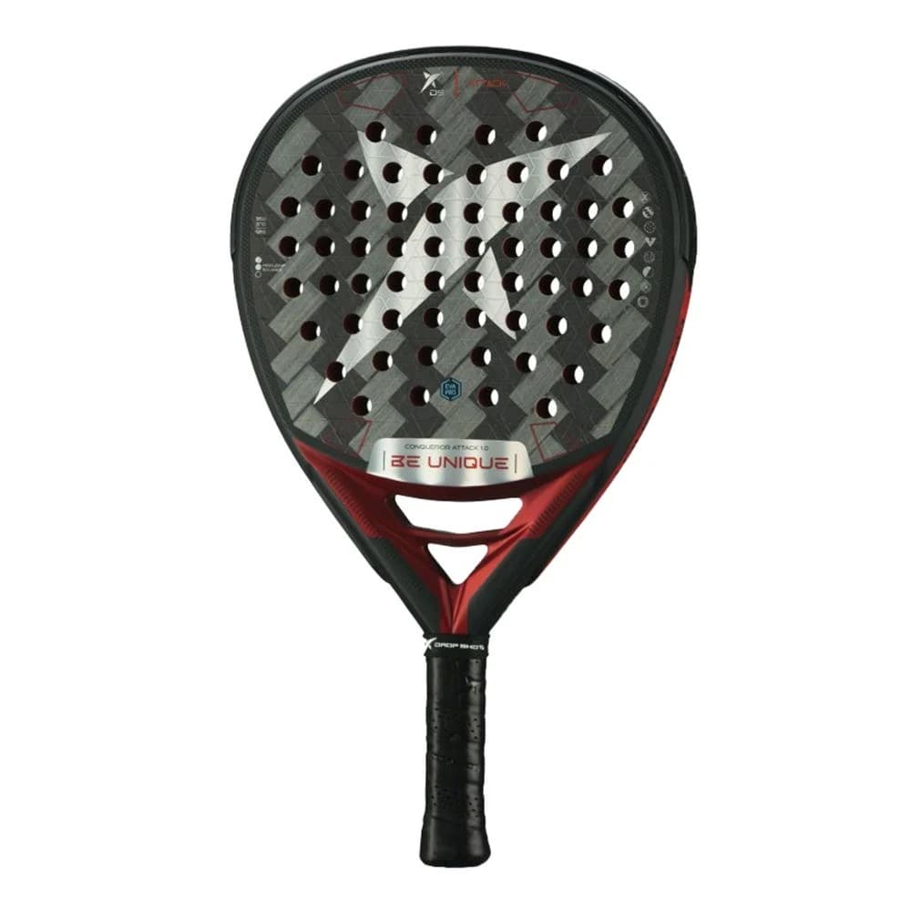 Drop Shot Conqueror Attack 1 0 padel racket — teardrop shape
