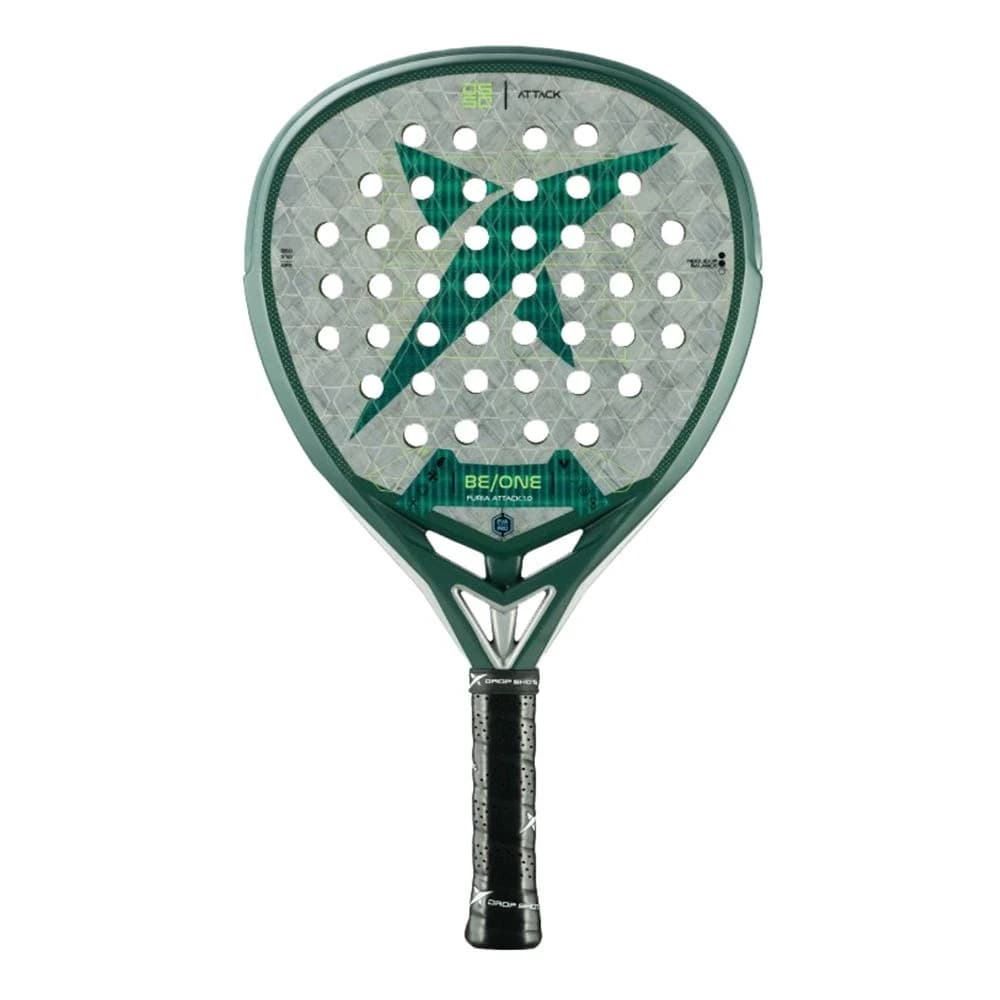 Drop Shot Furia Attack 1 0 padel racket — teardrop shape
