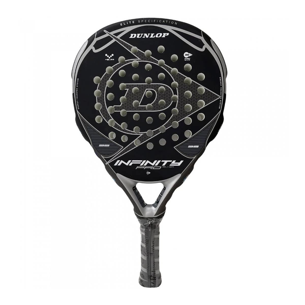 Dunlop Infinity Pro G1 Hl Silver 623968 Ofp padel racket — teardrop shape