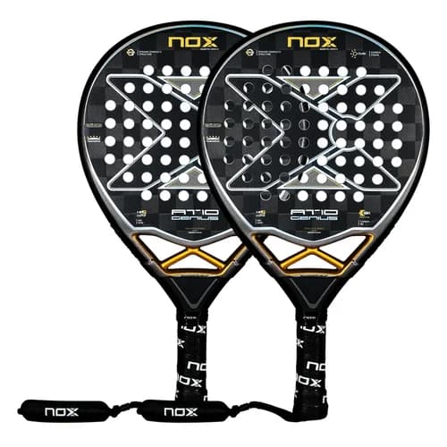 Duo Pack Nox AT10 Genius 18K Black/Gold (PadelPROShop Exclusives)