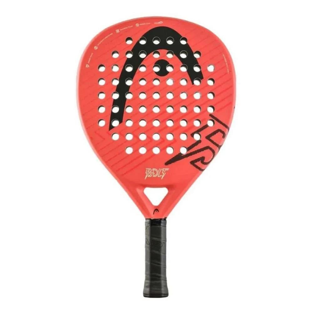 Head Bolt 2026 Red Black padel racket — teardrop shape