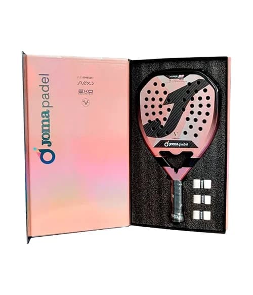 Joma Hyper 3.0 Vero Virseda Pink padel racket — round shape