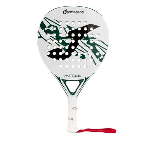 Joma Master White/Blue padel racket — round shape