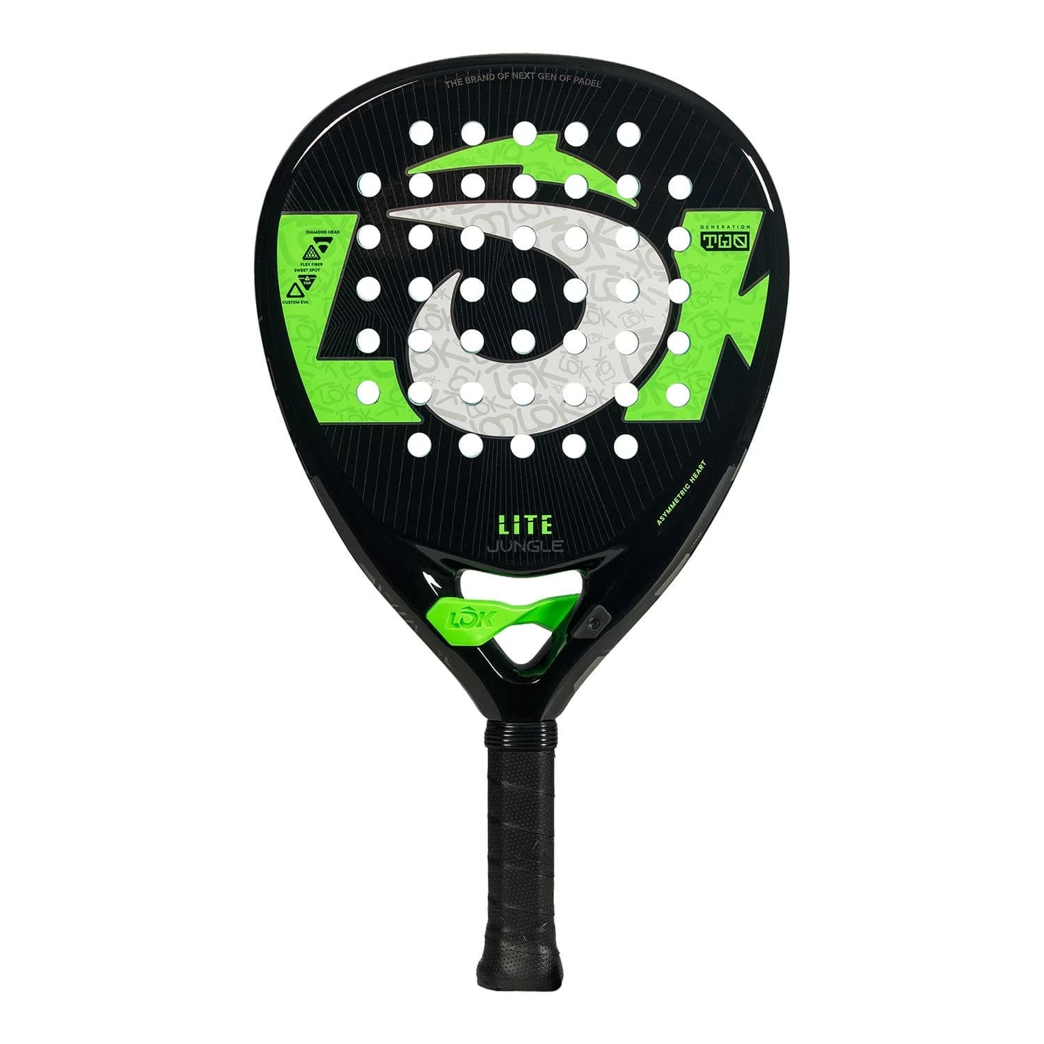 Lok Jungle Lite padel racket — diamond shape