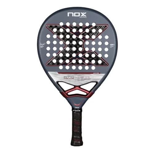 Nox AT10 Genius 12K 2025 Agustín Tapia padel racket — round shape