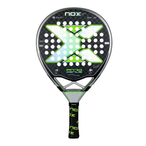 Nox AT10 Genius 12K Limited Edition Agustín Tapia padel racket — round shape