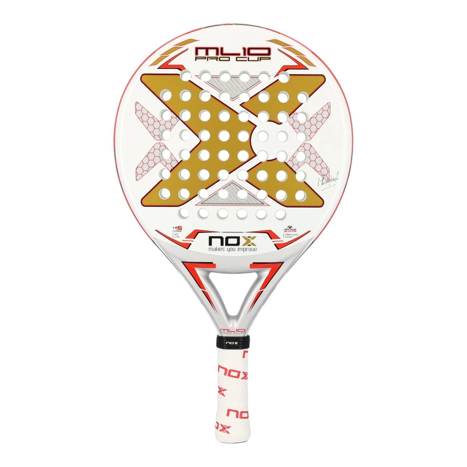 Nox Ml10 Pro Cup Coorp 23 padel racket — round shape