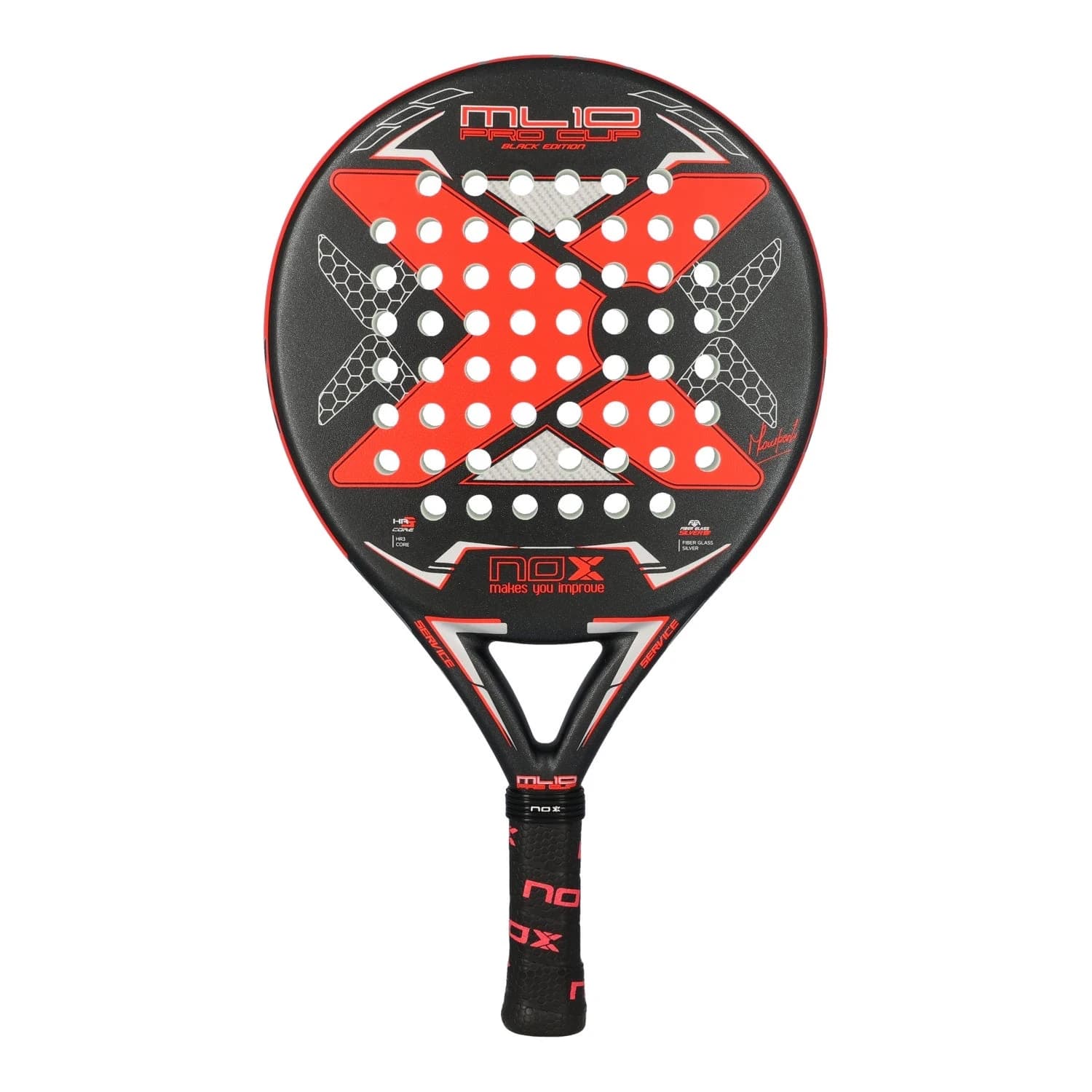 Nox Ml10 Pro Cup Rough Surface Edition 23 padel racket — round shape
