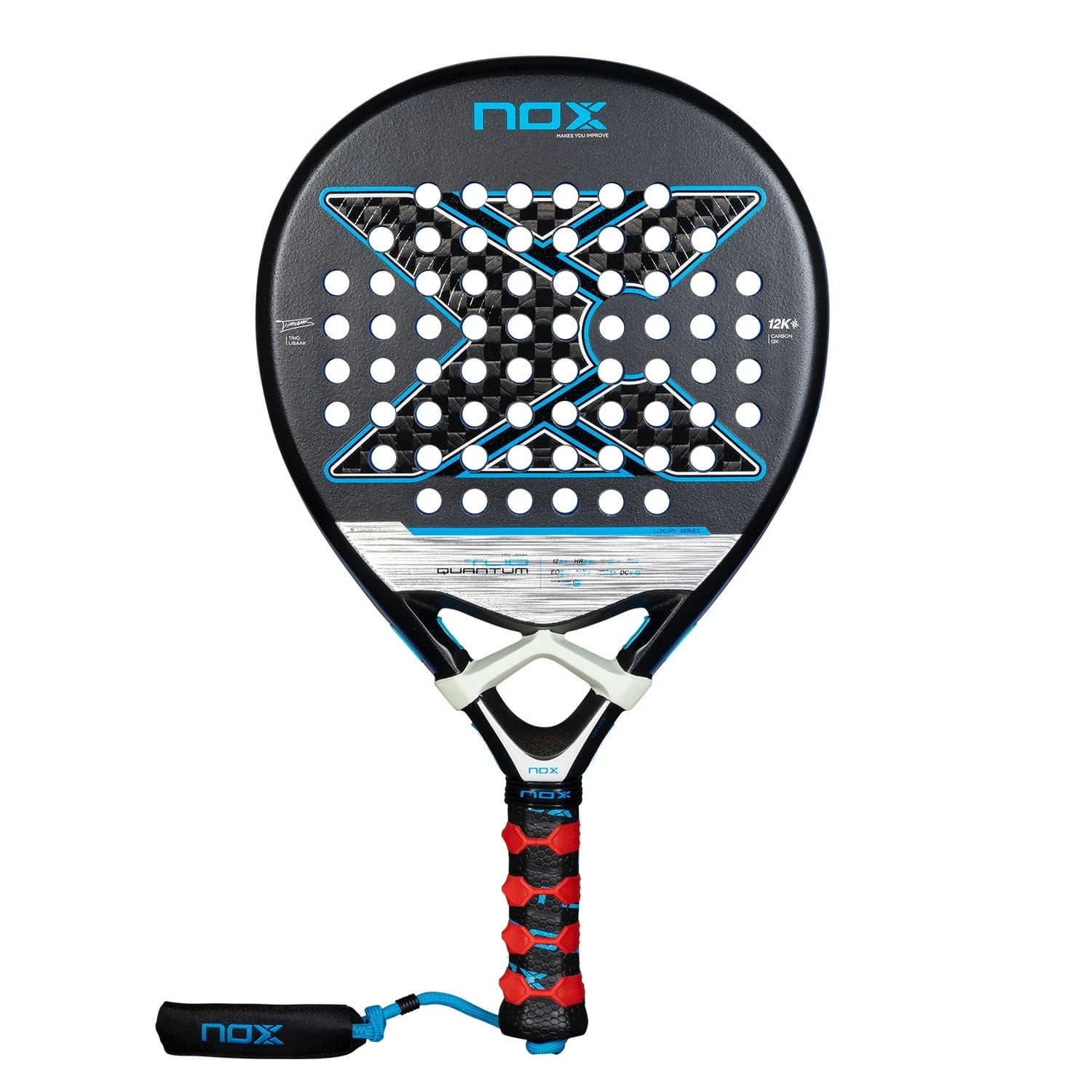 Nox Tl10 Quantum 12K By Tino Libaak padel racket — round shape