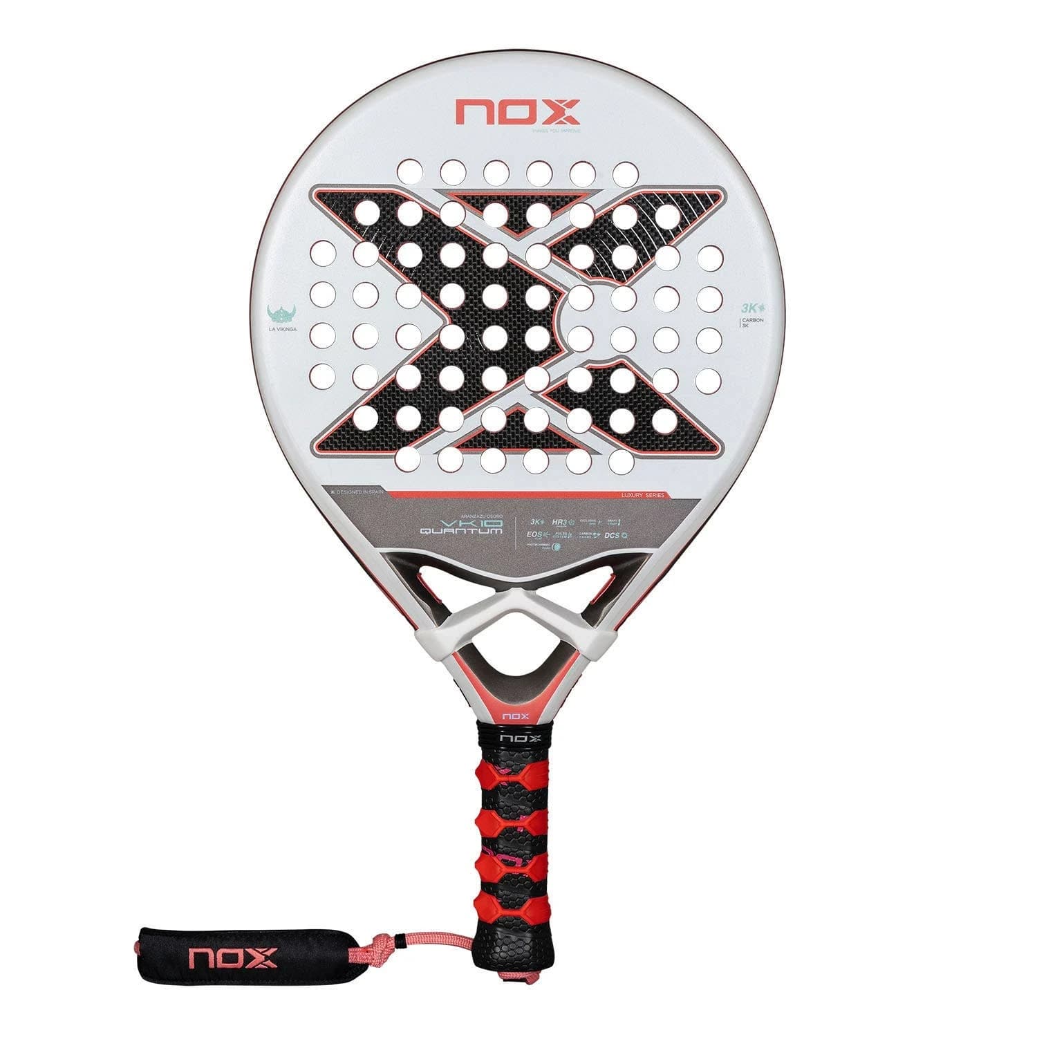 Nox Vk10 Quantum 3K Aranzazu Osoro padel racket — round shape