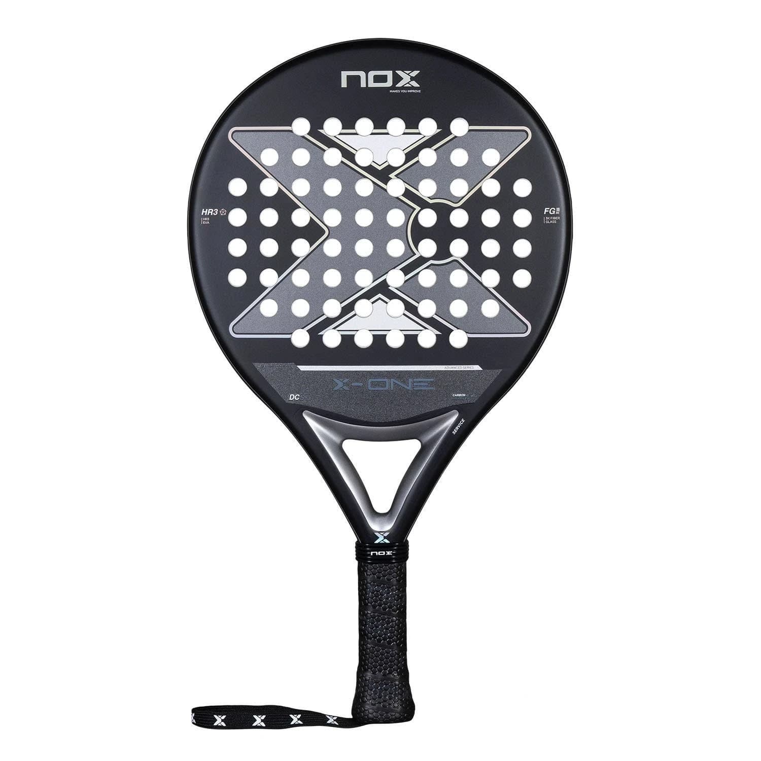 Nox X One padel racket — round shape