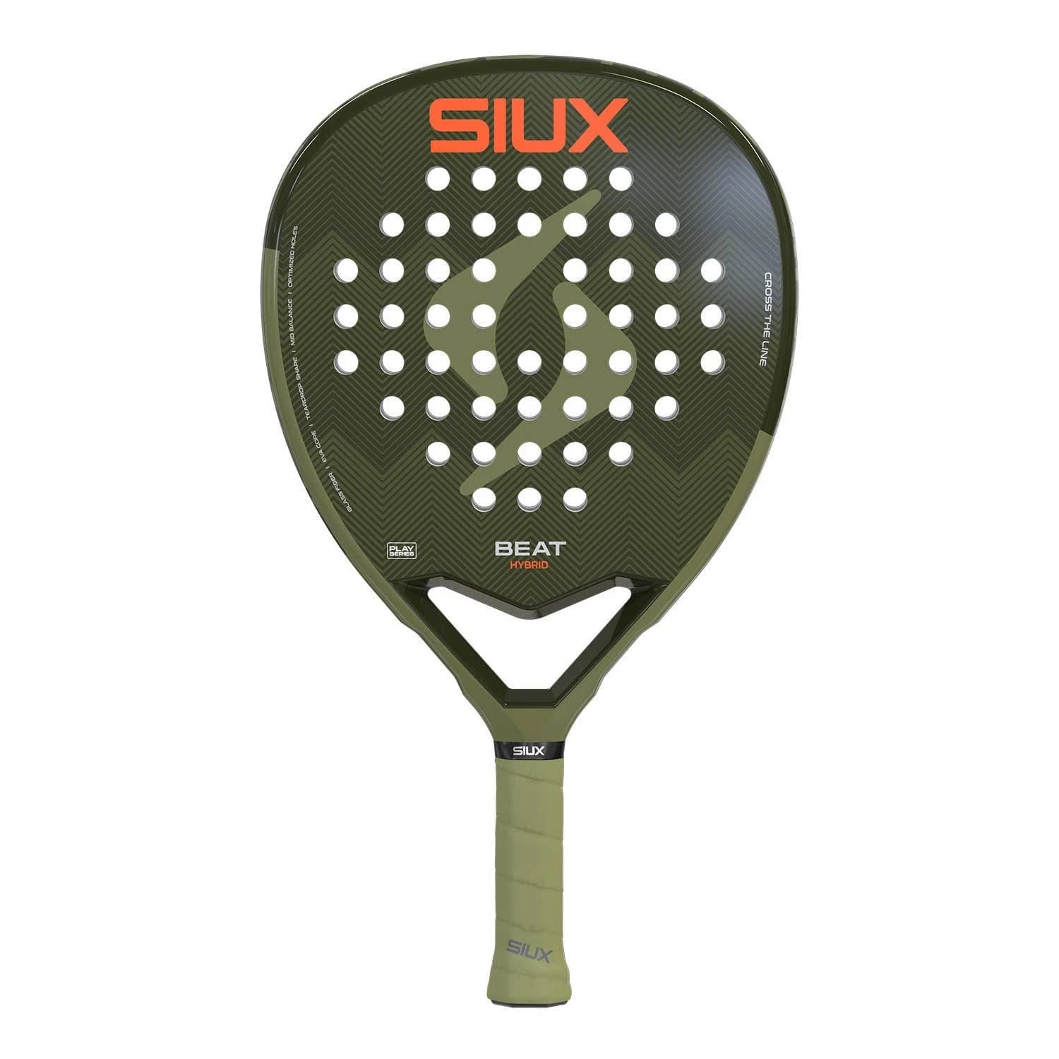 Siux Beat Hybrid 3 padel racket — hybrid shape