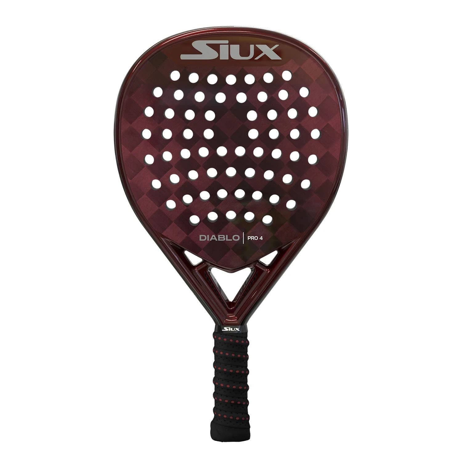Siux Diablo Pro 4 padel racket — hybrid shape