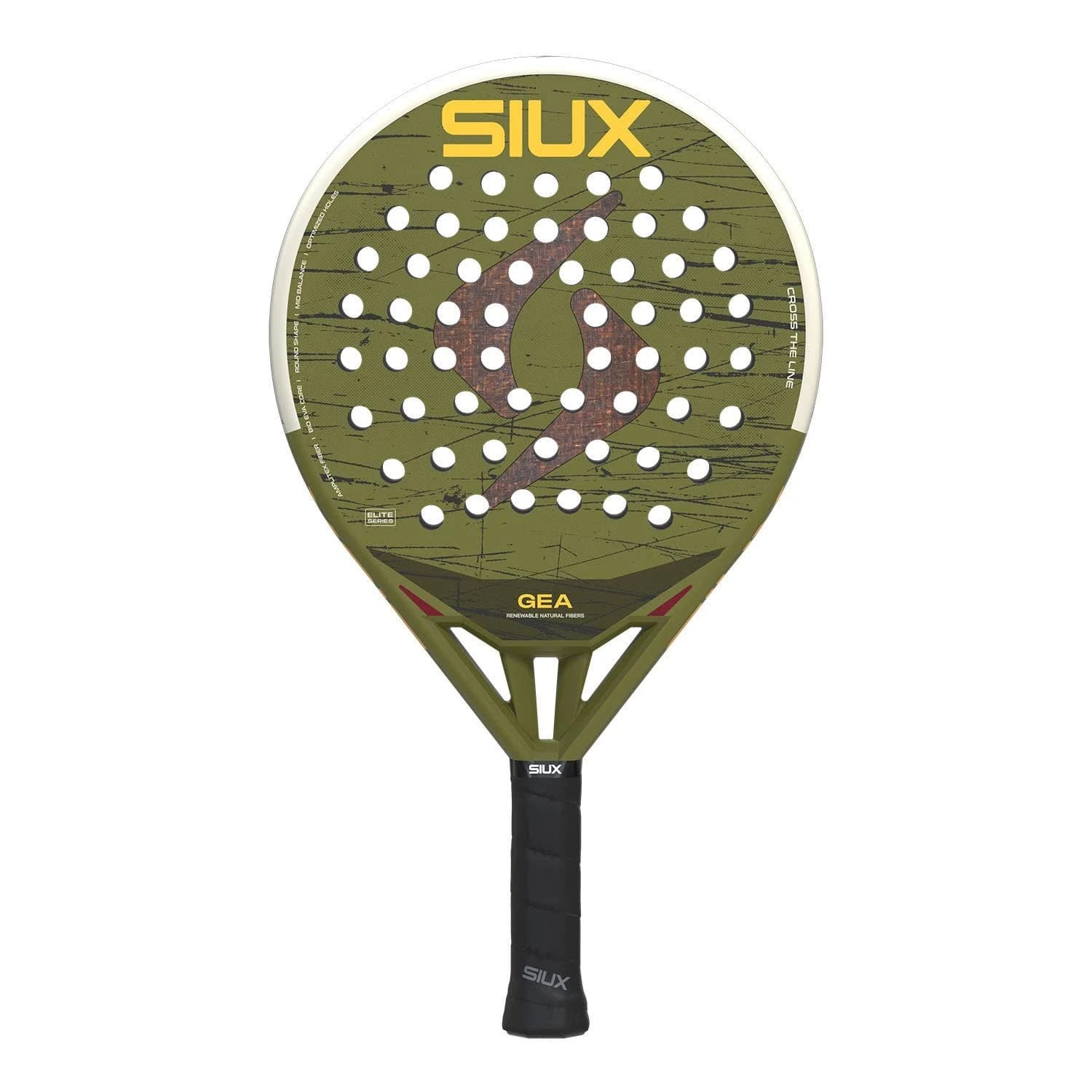 Siux Gea 2 padel racket — teardrop shape