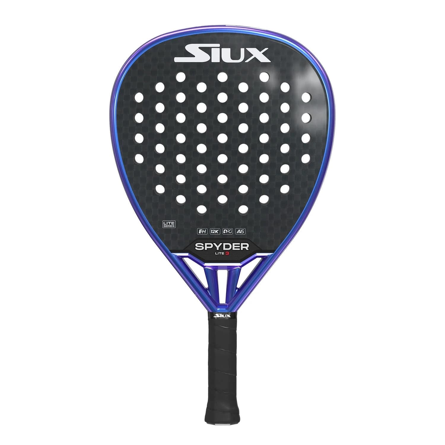Siux Spyder Lite 3 Hard padel racket — diamond shape