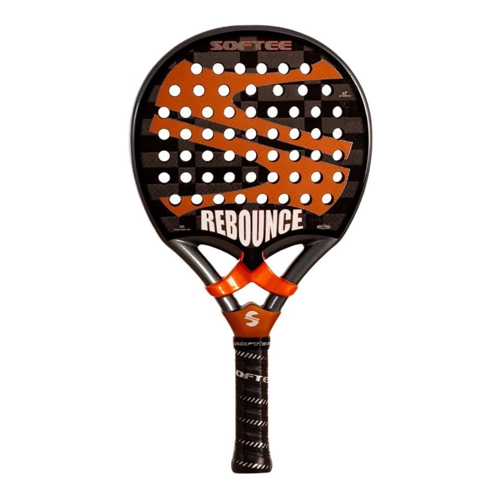 Softee Rebounce Orange padel racket — hybrid shape