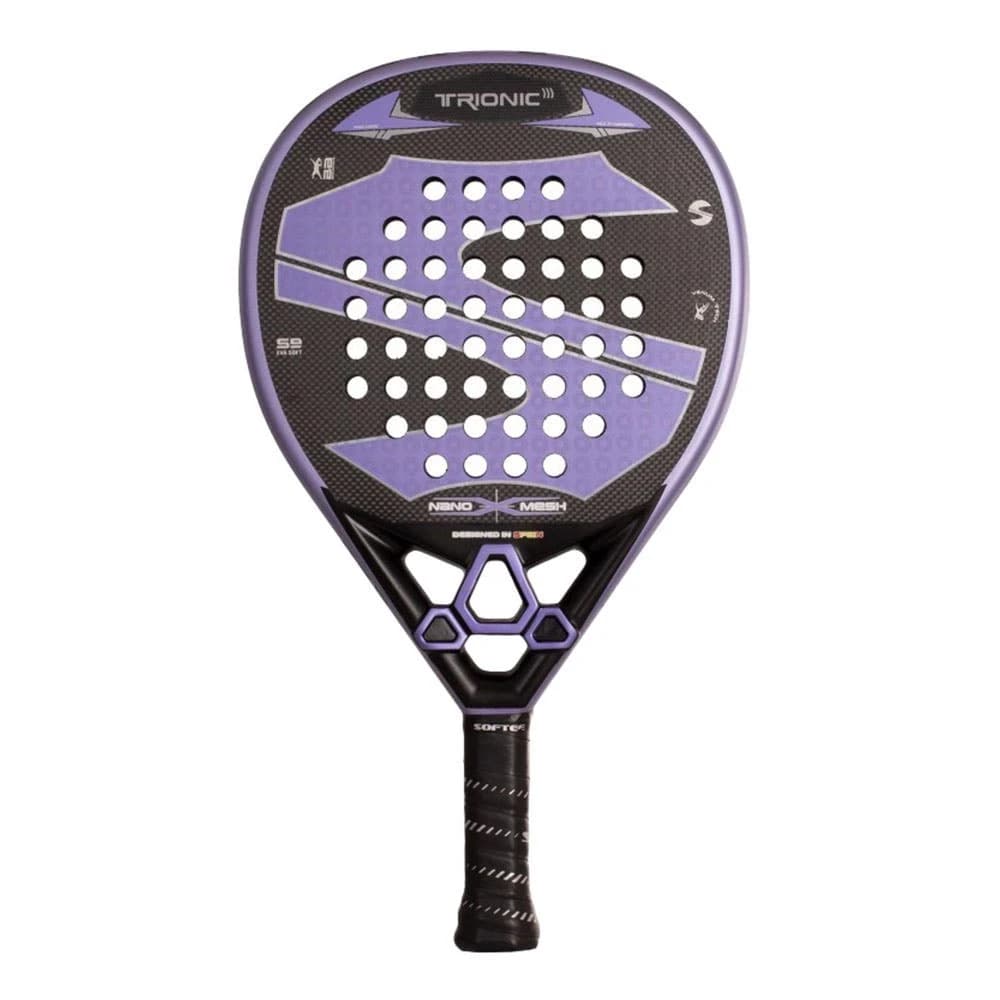 Softee Trionic Nano Mesh padel racket — hybrid shape