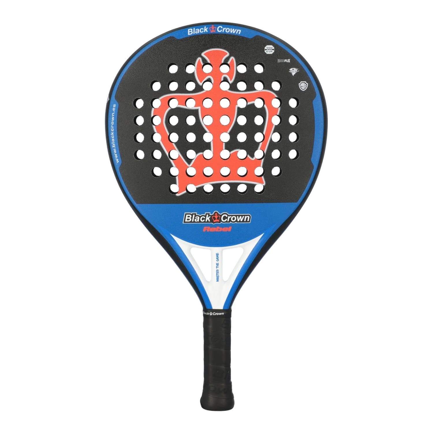 Crown Rebel padel racket — round shape