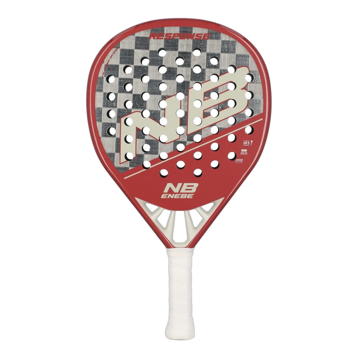 Enebe Response Alu padel racket — teardrop shape