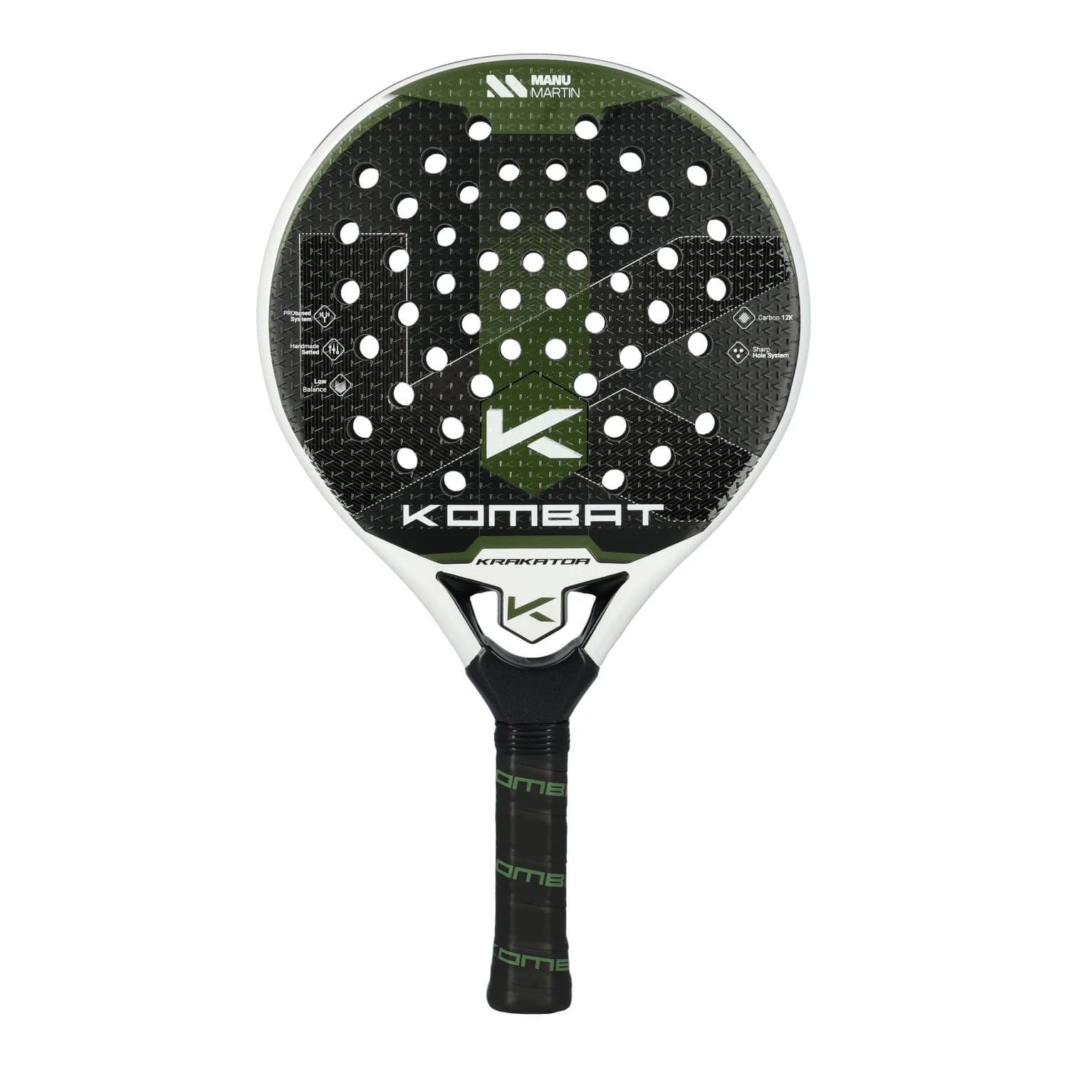 Kombat Krakatoa padel racket — round shape