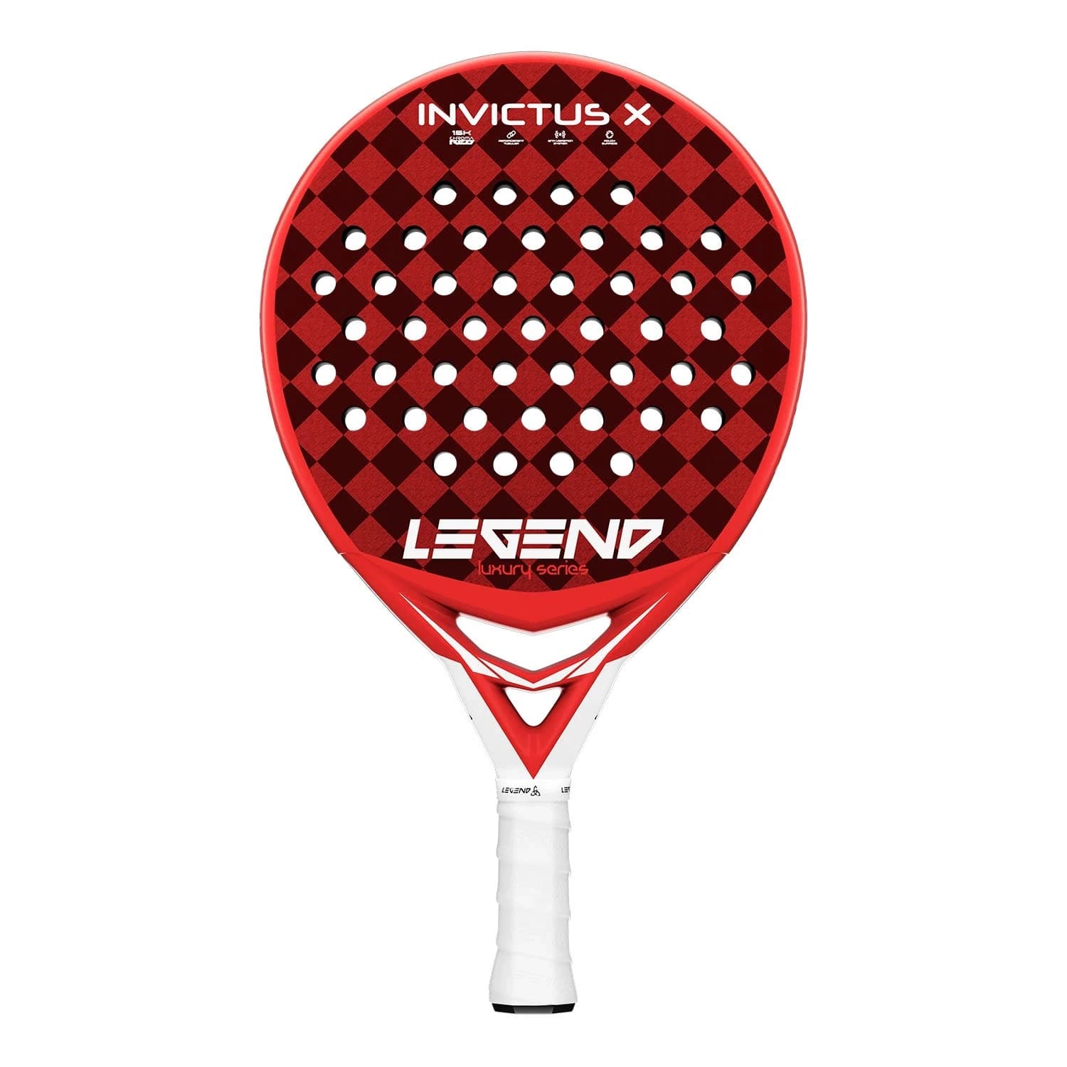 Legend Invictus X padel racket — round shape