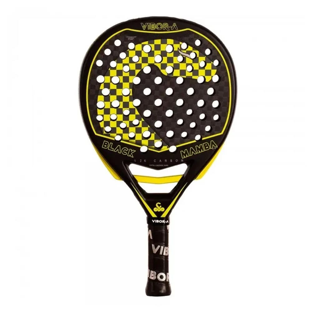Vibor A Black Mamba Pro 2 0 padel racket — hybrid shape