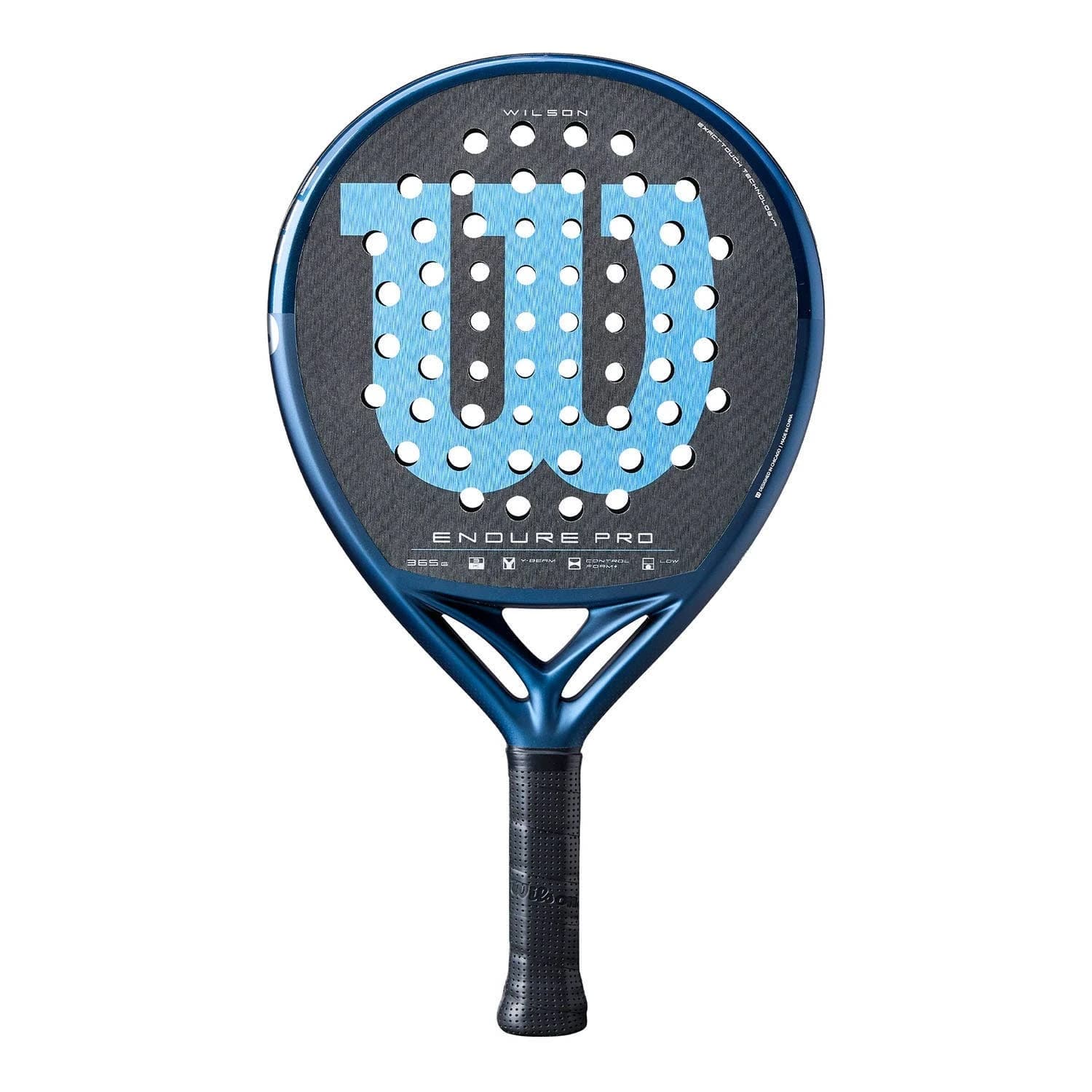 Wilson Endure Pro V1 Blue padel racket — round shape