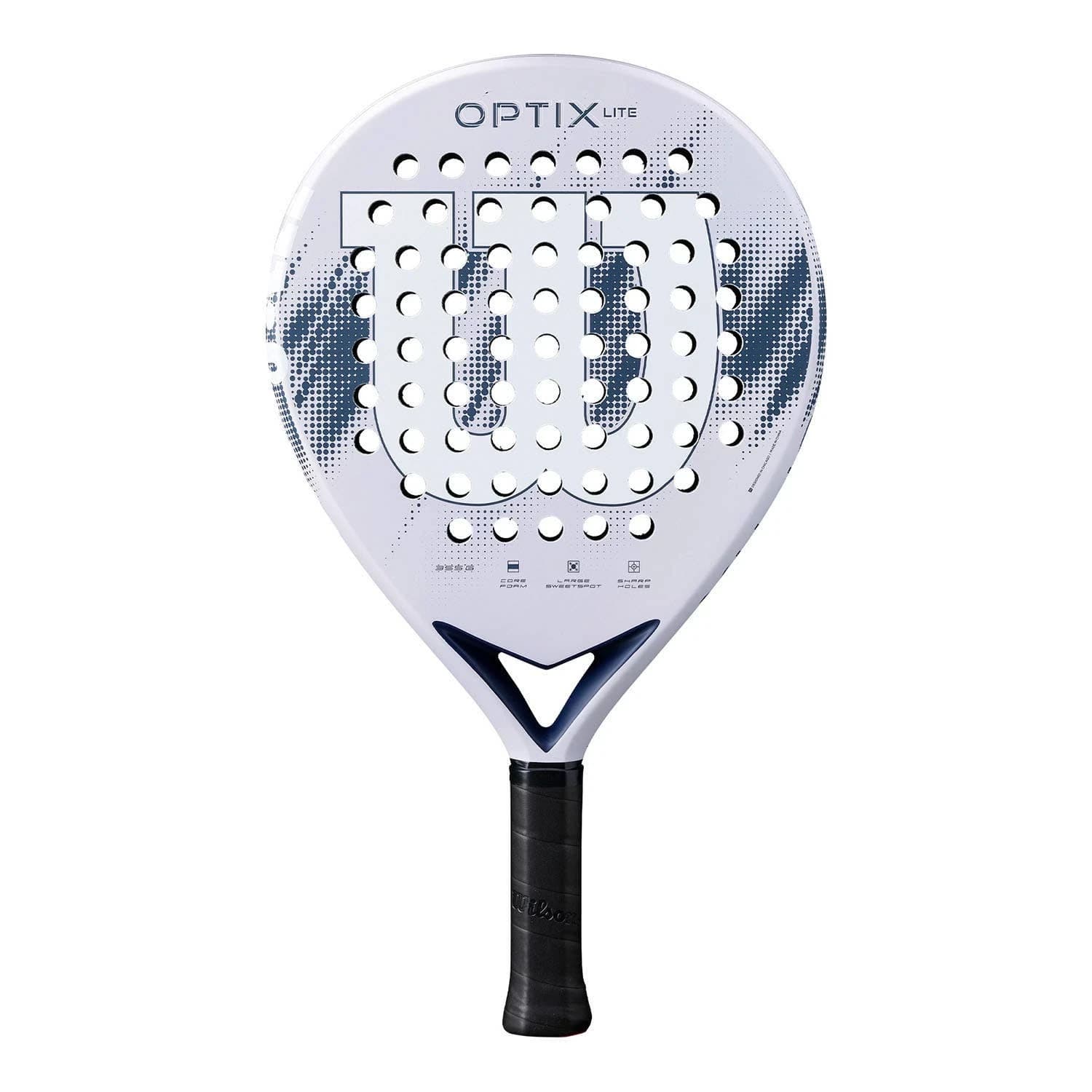 Wilson Optix V2 Lite Lilac padel racket — round shape
