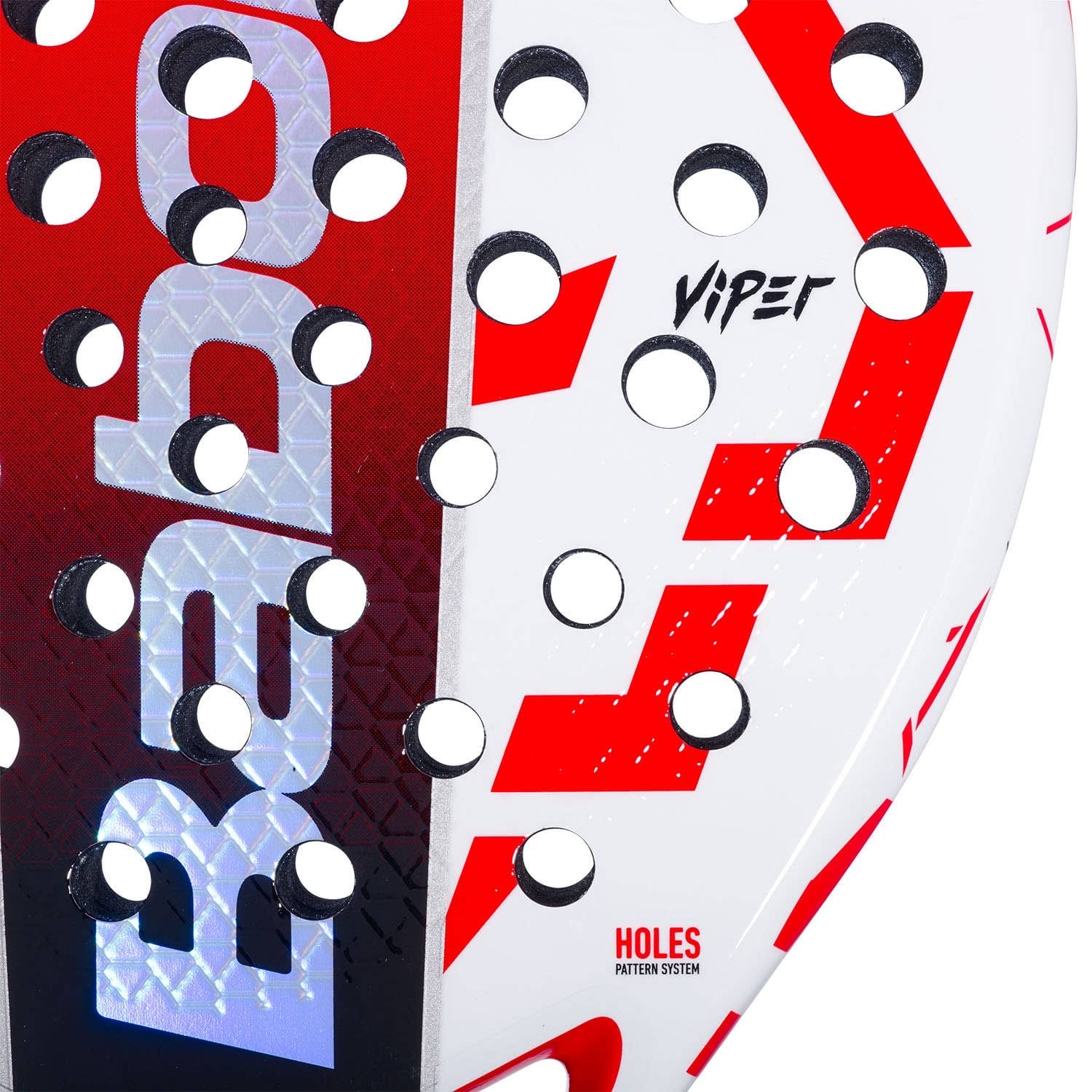 The Spin 3D surface makes the Babolat Viper 2025 padel racket a powerful pala