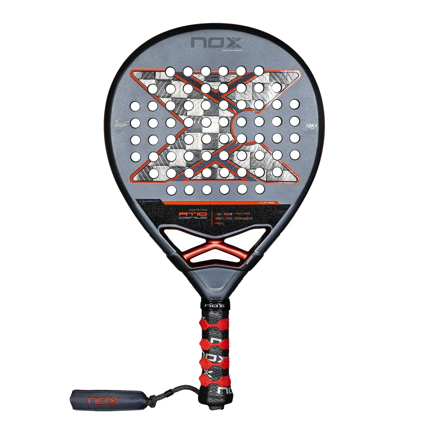 NOX AT10 Luxury Genius 18K Alum 2025 By Agustín Tapia - Best NOX Padel Racket 2025