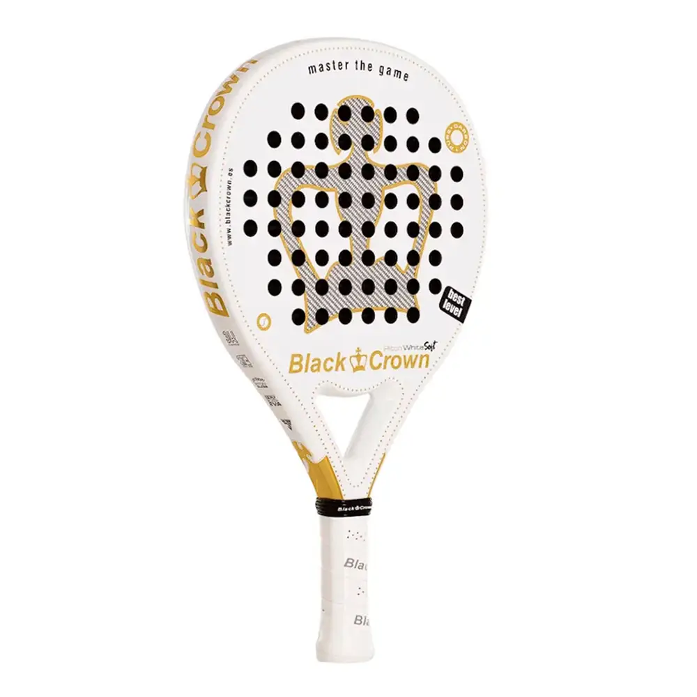 Black Crown Piton White Soft - Best padel rackets for tennis elbow