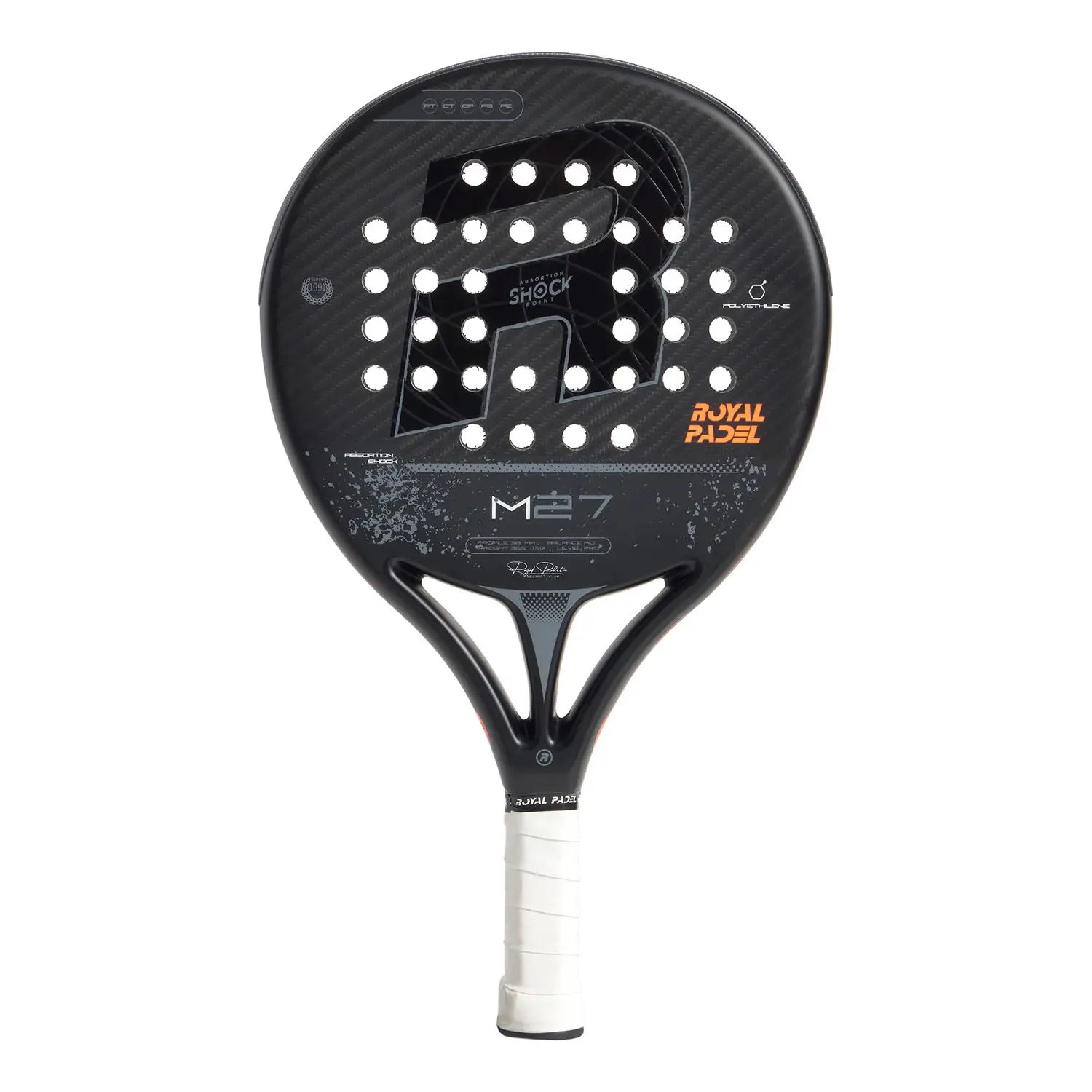 Royal Padel M27 Poly 2026 - The 10 best padel rackets to prevent tennis elbow in 2026