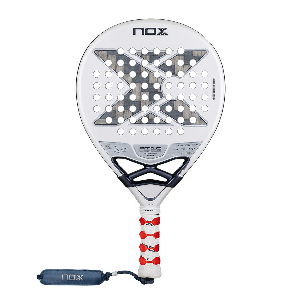 Nox At10 Genius 12K Alum Xtrem Lite By Agustin Tapia padel racket, Teardrop shape